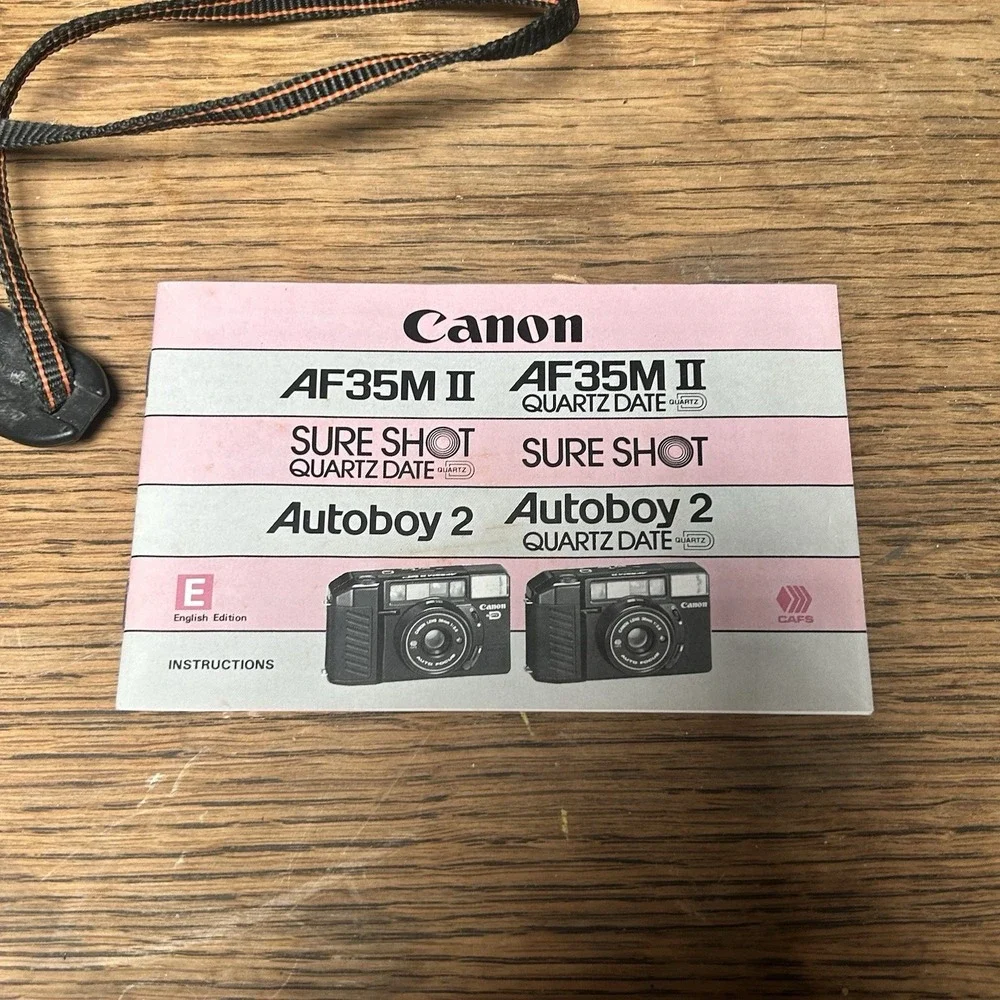 VTG Canon Sure Shot Autofocus Film Camera 38mm 1:2.8 READ